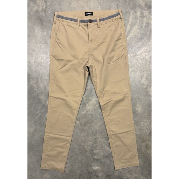 Express Other - Express Men’s Pants Stretch 365 Comfort Slim Khaki 32x34
